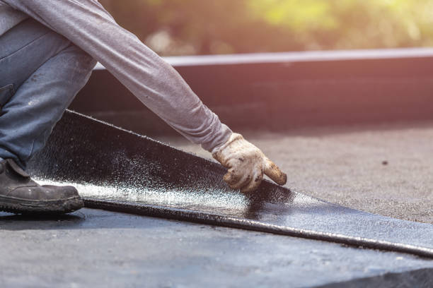 Professional Waterproofing technician working in Midland Park, NJ